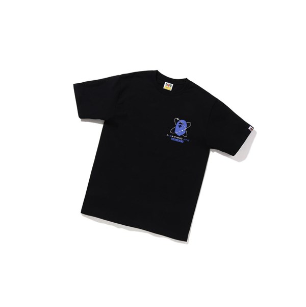 Men's A BATHING APE Bape Galaxy Tee Short Sleeve T Shirts Black | KTE854176