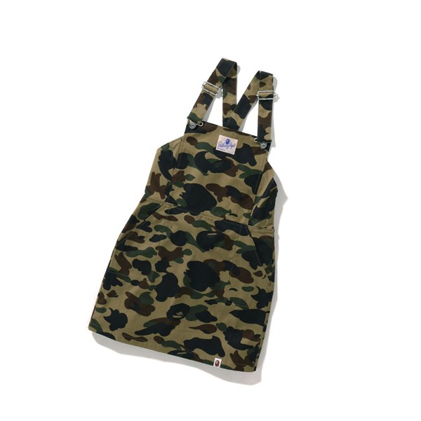 Women's A BATHING APE 1st Camo Jumper Mini Skirts Army Green | TCJ215370