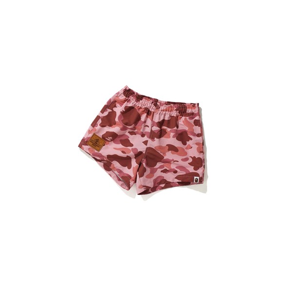 Women's A BATHING APE 1st Camo Shorts Pink | KAZ498531