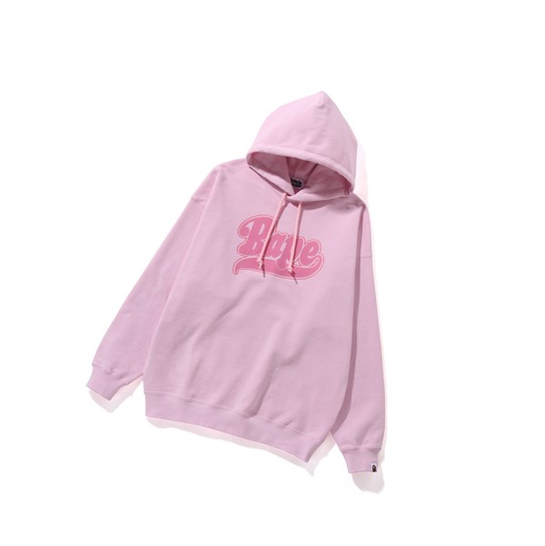 Women's A BATHING APE Bape® Oversized Pullover Hoodie Pink | PSG450268