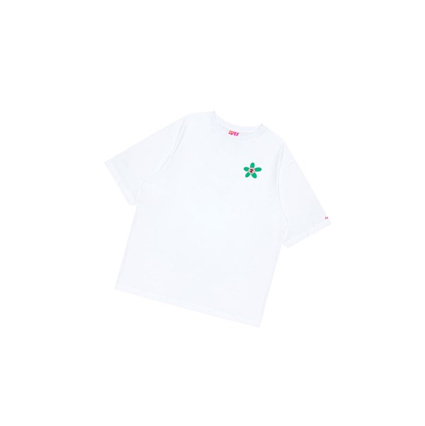 Women's A BATHING APE Classic Tee Short Sleeve T Shirts Bleached White | ACT768159