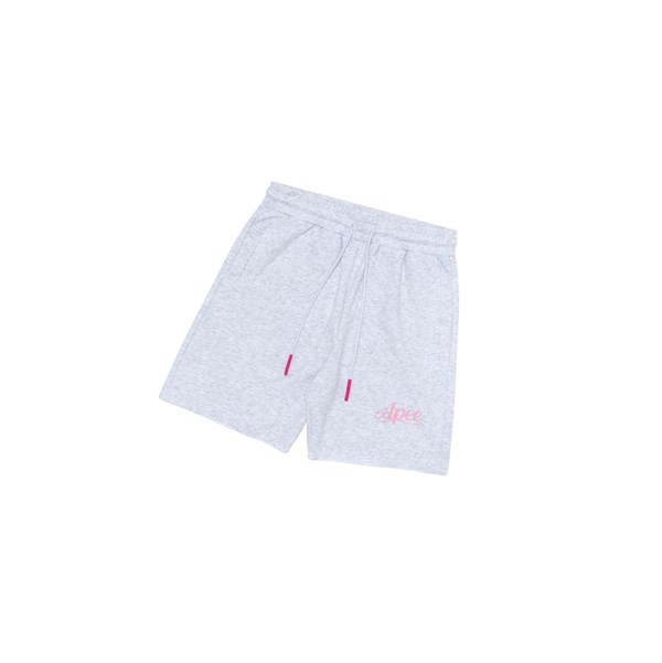 Women's A BATHING APE Logo Lounge Shorts Grey | HUQ697052