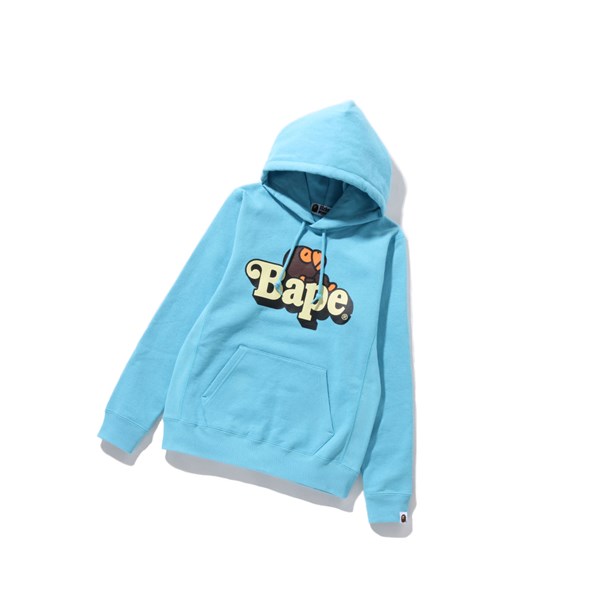 Women's A BATHING APE Milo On Bape Pullover Hoodie Light Blue | NKO128549