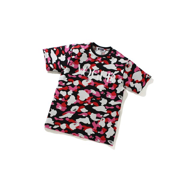 Women's A BATHING APE X Vogue Tee 1 Short Sleeve T Shirts Black | NSV628750