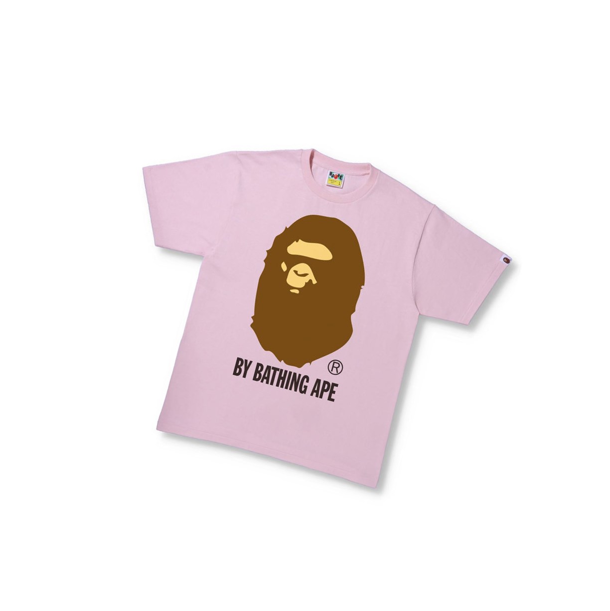 Men\'s A BATHING APE By Bathing Ape Tee Short Sleeve T Shirts Pink | TKY120954