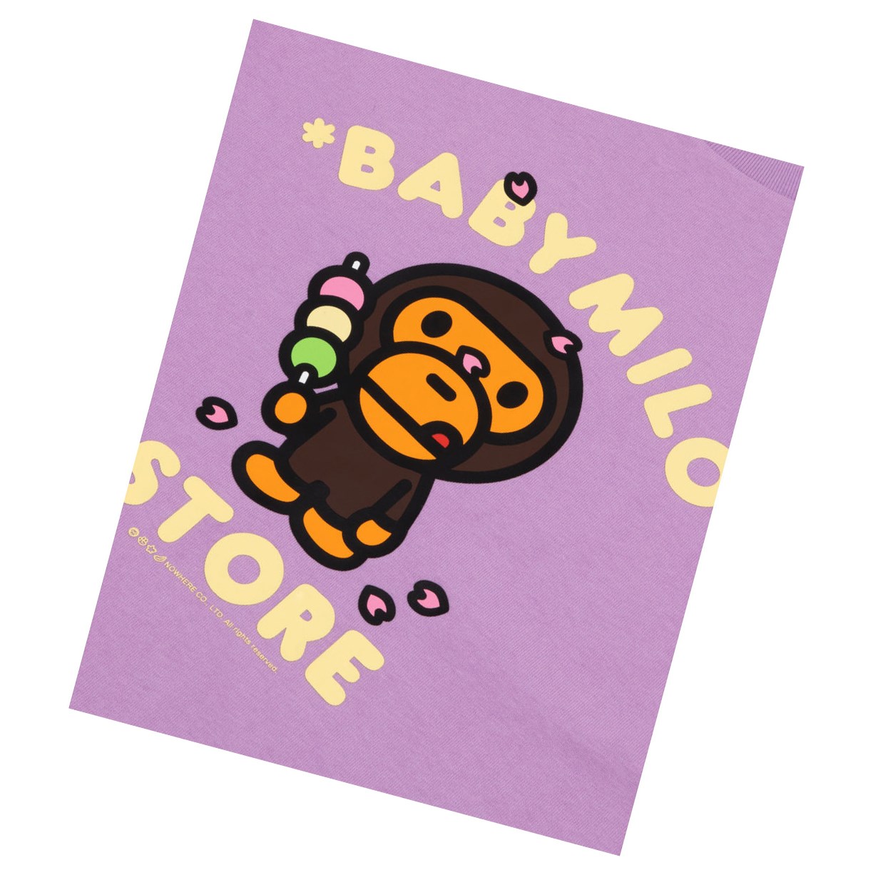 Women's A BATHING APE Baby Milo Boxy Fit Tee Short Sleeve T Shirts Purple | OYI289514