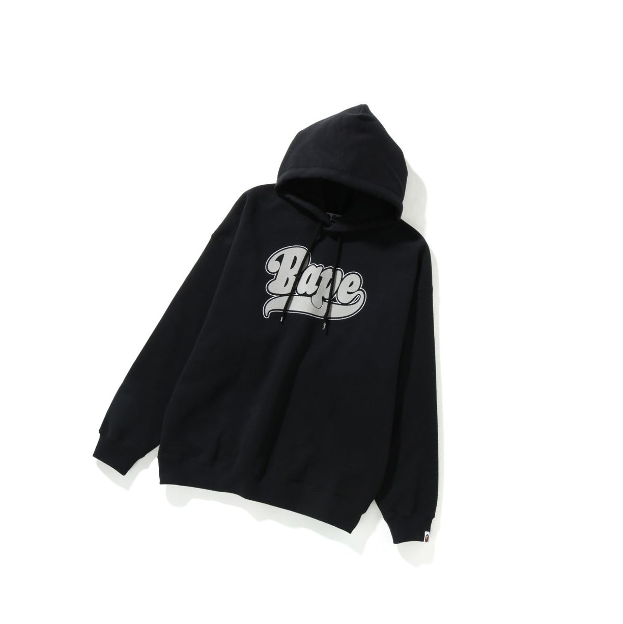 Women\'s A BATHING APE Bape® Oversized Pullover Hoodie Black | IUD540726