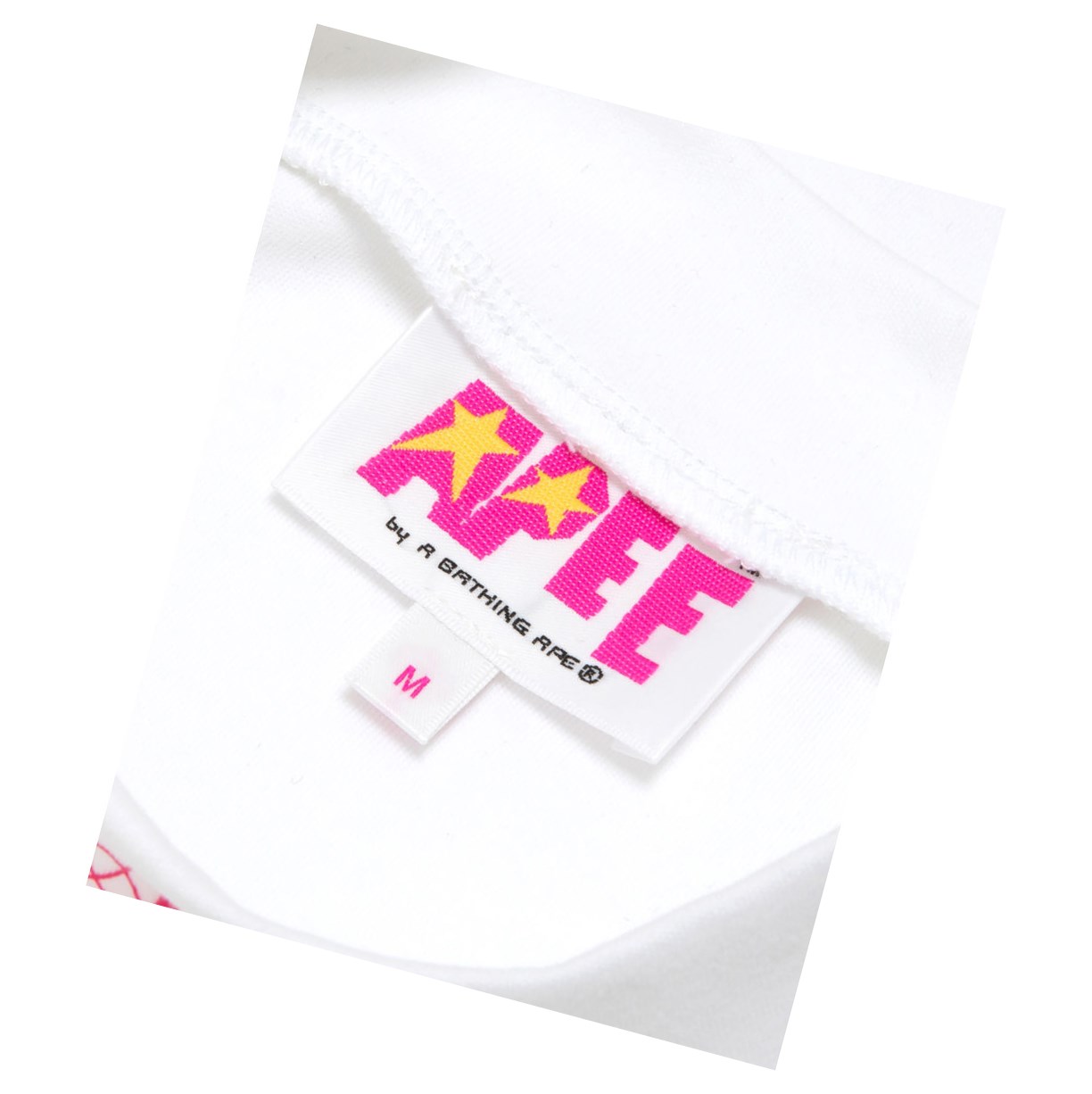 Women's A BATHING APE Cropped Turtle Neck Top Long Sleeve Blouse Blouse White | LAV317849