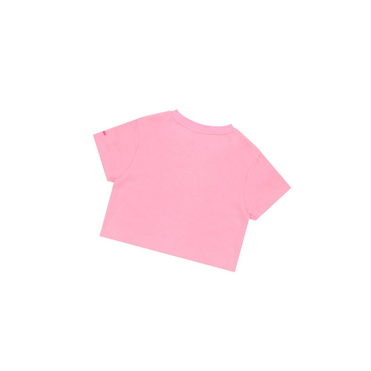 Women's A BATHING APE Flower Cropped Tee Short Sleeve T Shirts Pink | NQL853921