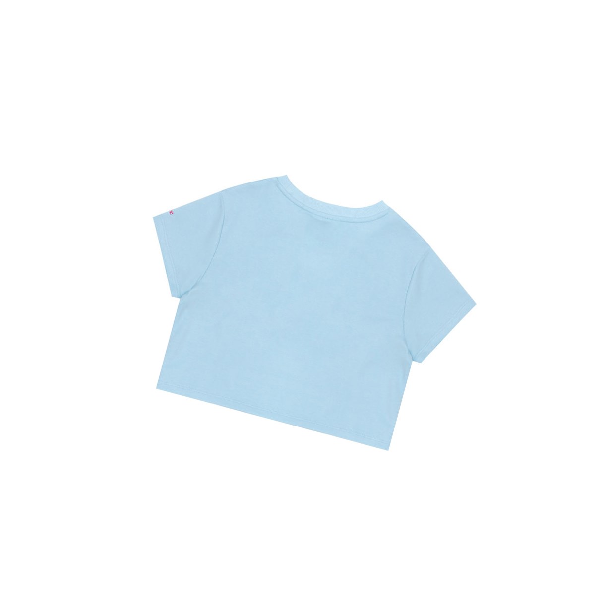 Women's A BATHING APE Flower Cropped Tee Short Sleeve T Shirts Sky Blue | SCR134058