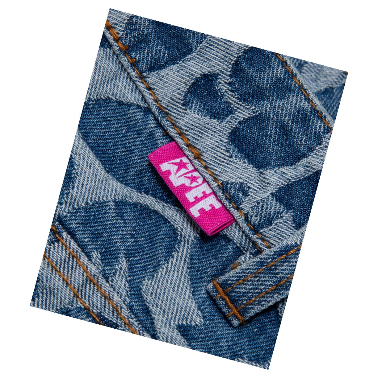 Women's A BATHING APE Graphic Denim Shorts Denim | ISO420876