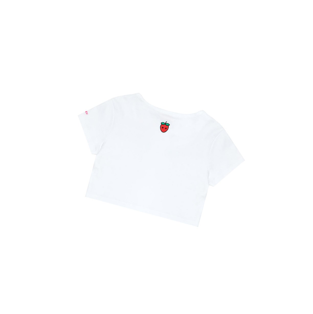 Women's A BATHING APE Logo Berry Tee Short Sleeve T Shirts Bleached White | OSN508392