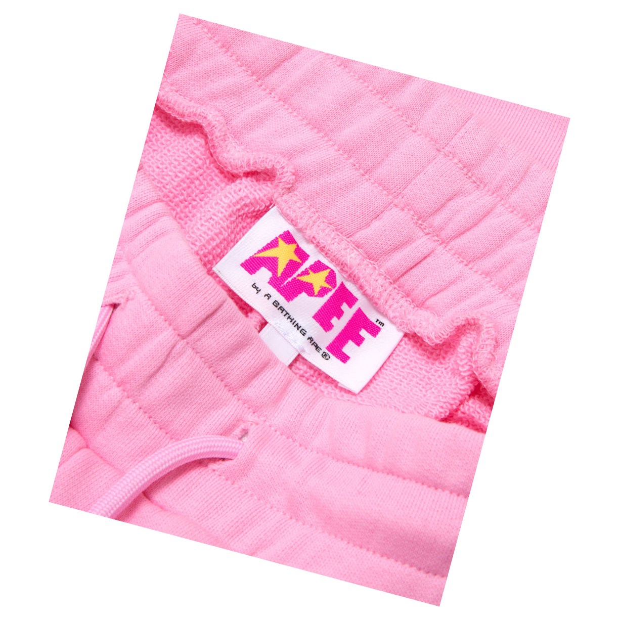 Women's A BATHING APE Logo Lounge Shorts Pink | JQS980213