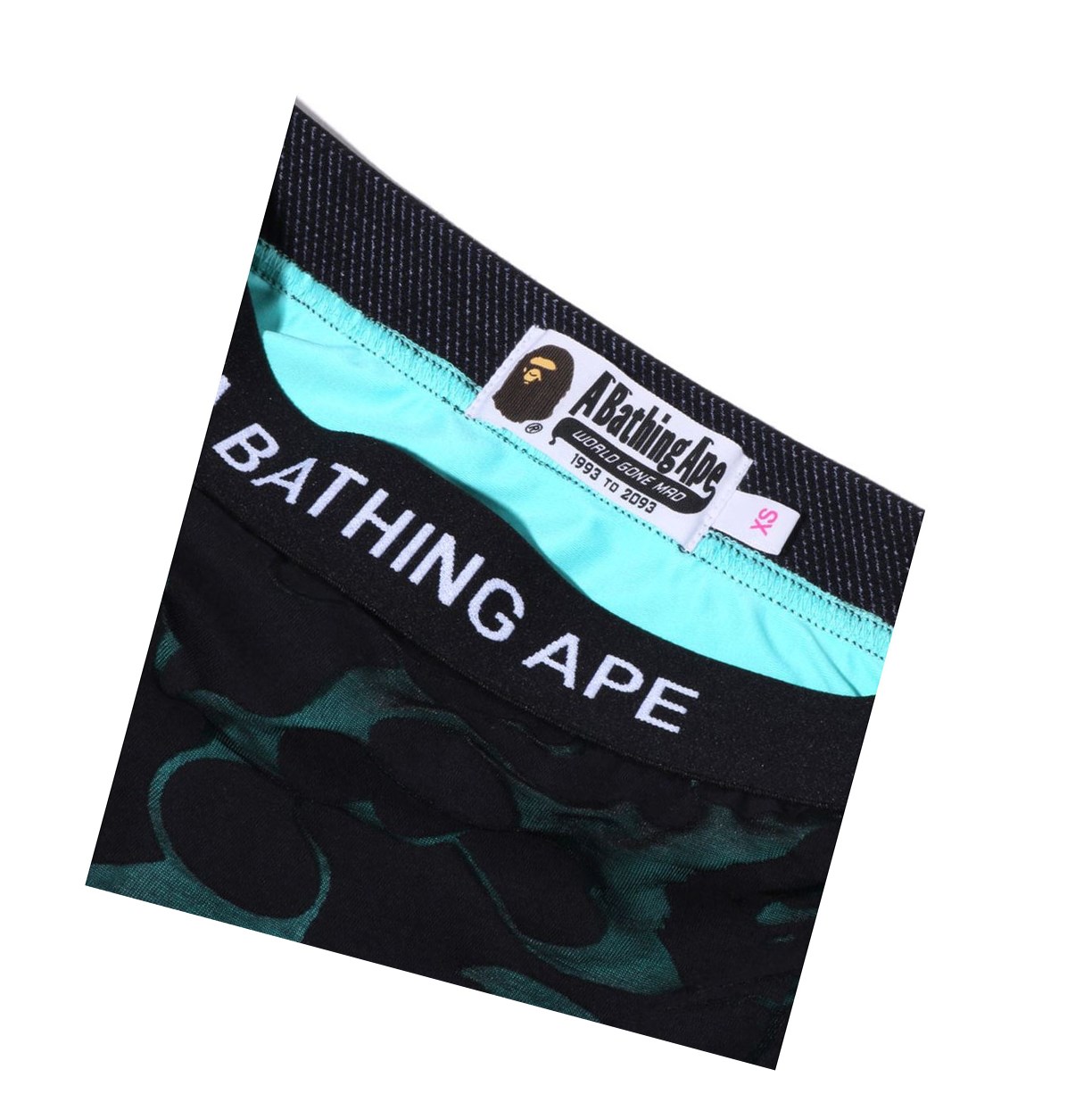 Women's A BATHING APE Solid Camo Long Long Skirts Black | AZG642109