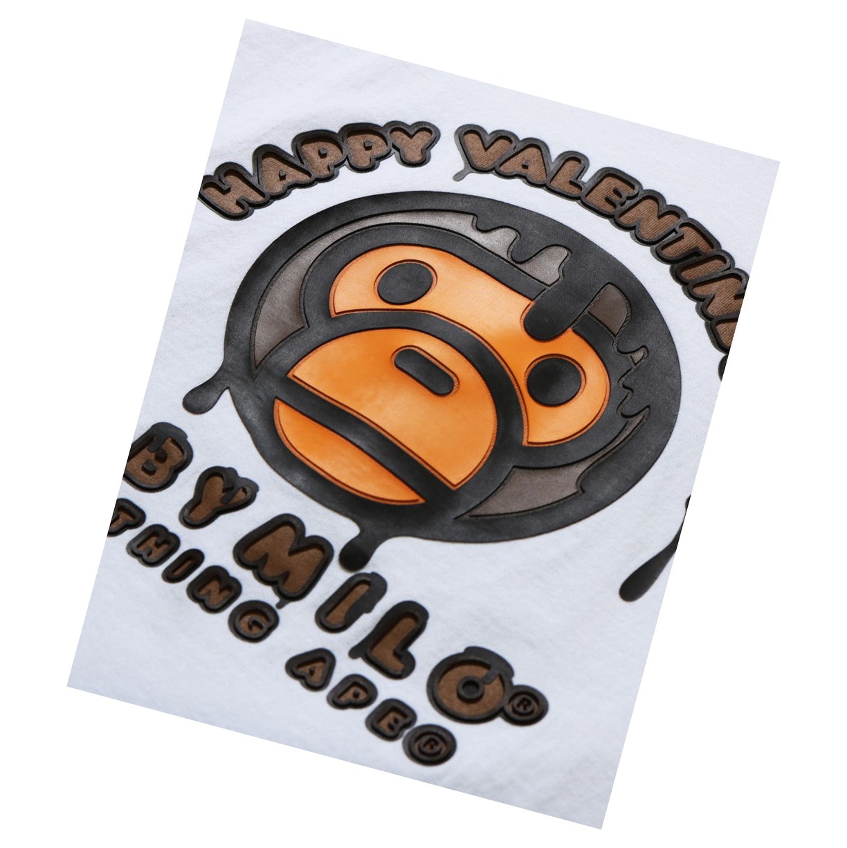 Women's A BATHING APE Valentine Chocolate Baby Tee Short Sleeve T Shirts White | GSD360527