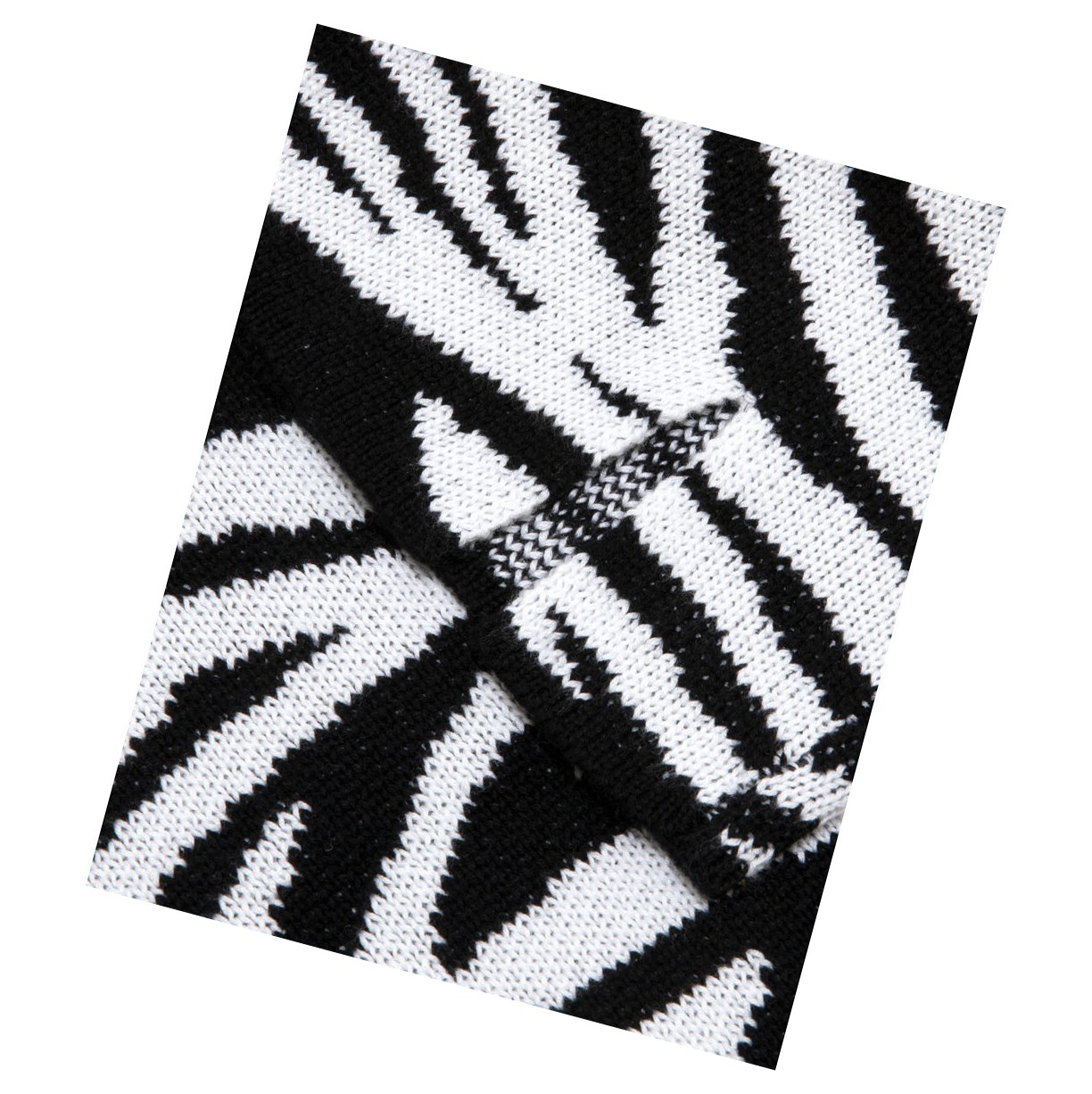 Women's A BATHING APE Zebra Pattern Knit Mini Skirts Black | LFQ326504